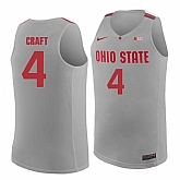 Ohio State Buckeyes #4 Aaron Craft Gray College Basketball Jersey Dzhi,baseball caps,new era cap wholesale,wholesale hats